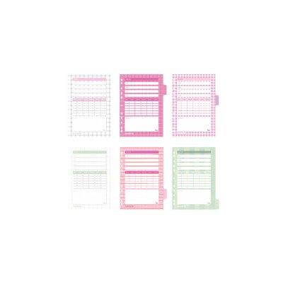 Separadores A4 Cuadrillé para 6 materias FW