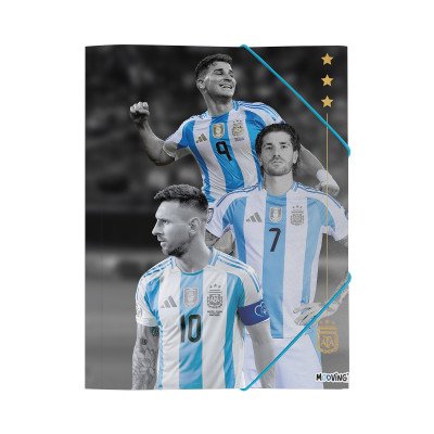 Carpeta Oficio 3 Solapas AFA Selección I Mooving