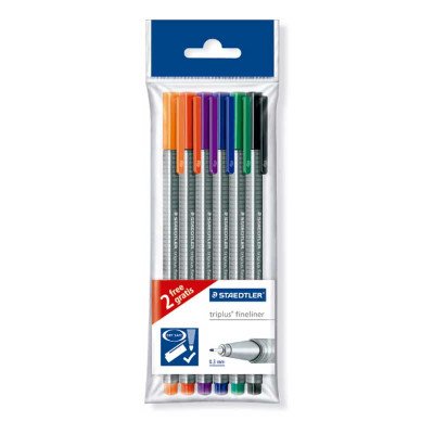 Set de microfibras Triplus 334 x6 colores Staedtler