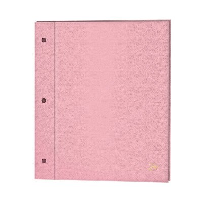 Carpeta N°3 dos tapas Pastel Durazno forrada FW