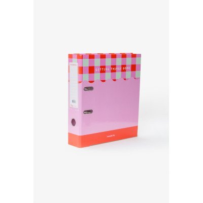 Bibliorato de cartón lomo angosto A4 Pink Colorblock FW
