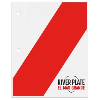 Carpeta N°3 cartone River dos tapas Papiens