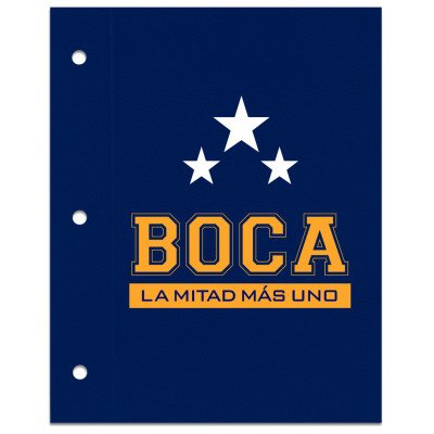 Carpeta N°3 cartone Boca dos tapas Papiens