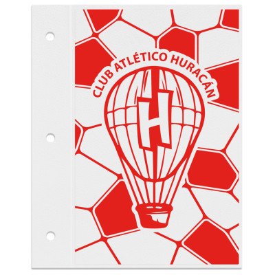 Carpeta N°3 cartone Huracán dos tapas Papiens