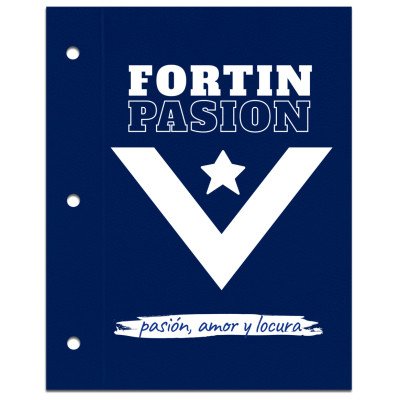 Carpeta N°3 cartone Vélez Sársfield dos tapas Papiens