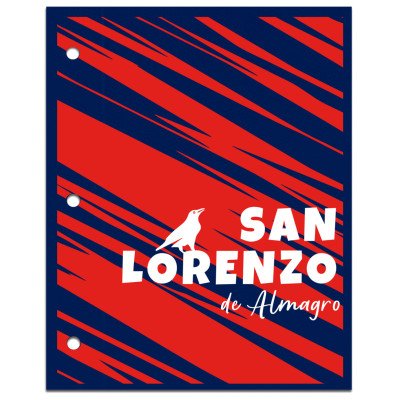 Carpeta N°3 cartone San Lorenzo dos tapas Papiens