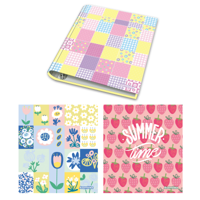 Carpeta 3 anillos de 40 mm cartone Multicolor Asamblea