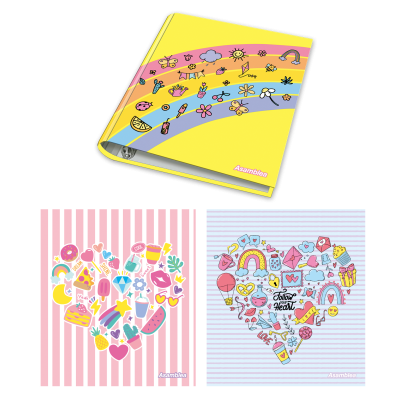 Carpeta 3 anillos de 40 mm cartone Lovely Asamblea