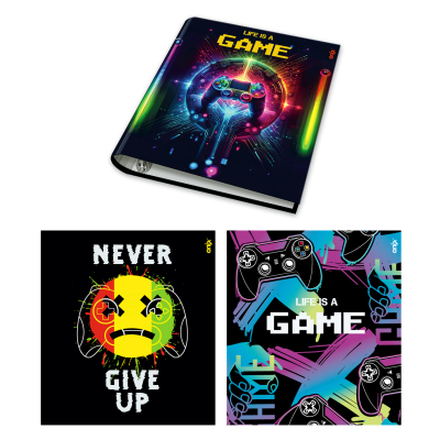 Carpeta 3 anillos de 40 mm cartone Game Onix