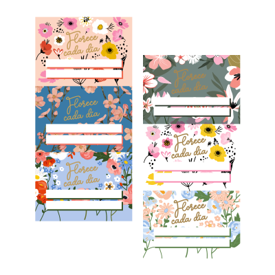 Etiquetas adhesivas Nature 2 blíster x12 unidades Onix