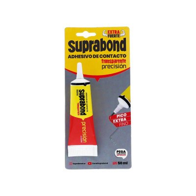 Adhesivo de contacto transparente Precisión extra fuerte x50 ml Suprabond