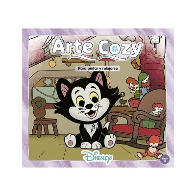 Libro para Pintar Cozy Disney Gato x64 páginas Editorial Vértice