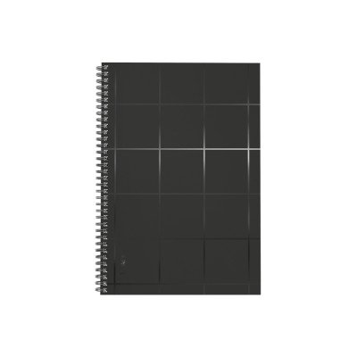 Cuaderno A4 tapa semirrígida B-Pack Black grid x80 hojas rayado B-Pack
