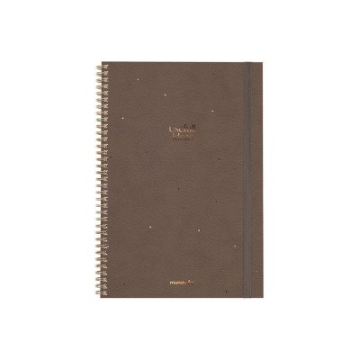 Megacuaderno A4 Classic brown x150 hojas con espiral FW