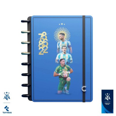 Cuaderno inteligente A5 Oficial AFA jugadores We Ci