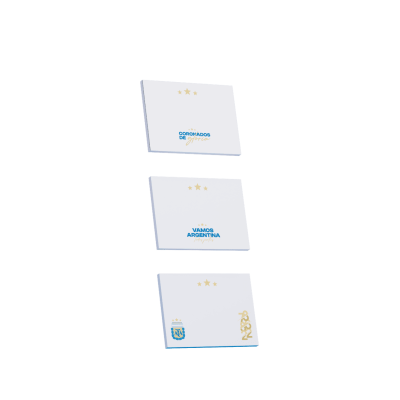 Notas adhesivas 100x72 mm AFA Oficial x40 hojas Memo Fix