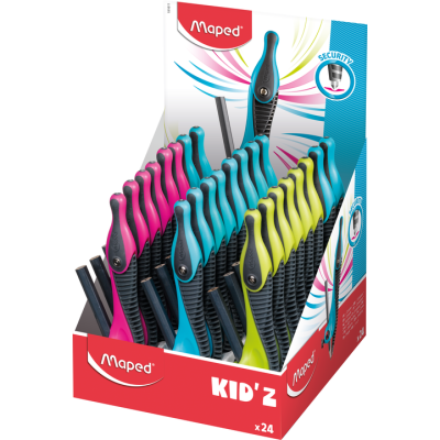 Compas plástico con abrazadera Kid'z 360° Maped