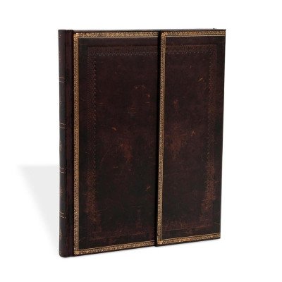 Cuaderno Marruecos Negro Ultra Rayado Paperblanks