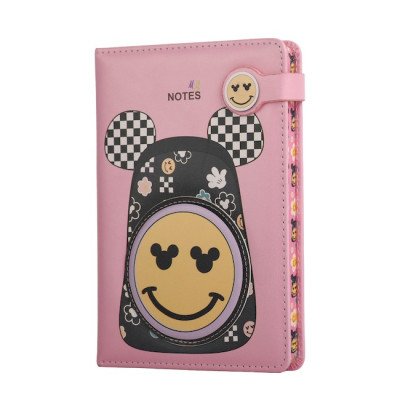 Cuaderno PU 13x18 cm  Happy Bits 🐝 Abeja x80 hojas rayadas con lengueta Talbot
