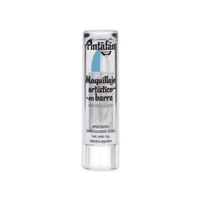 Pintura para Maquillaje en Barra Celeste-Blanco (01) Blister x 4 grs Dúo Pintafan