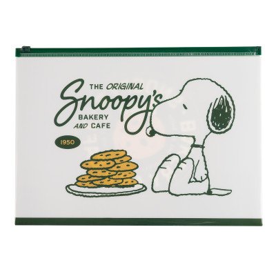 Sobre A4 con cierre zip Snoopy Mooving