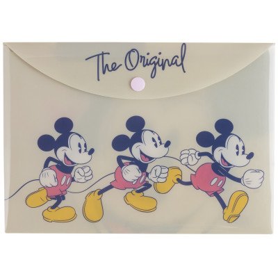 Sobre A5 con botón Mickey Mouse Mooving