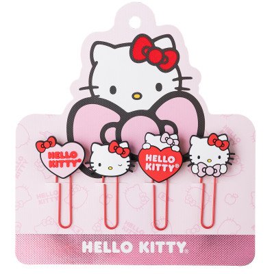 Clips Fun Paper Hello Kitty x4 unidades Mooving
