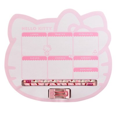 Planner semanal Hello Kitty con accesorios Mooving