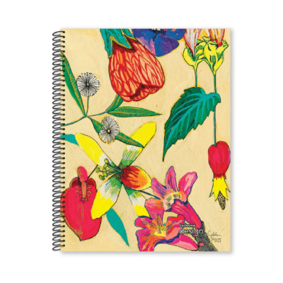 Cuaderno A4 tapa plástica Design x 84 hojas rayado con espiral Ledesma