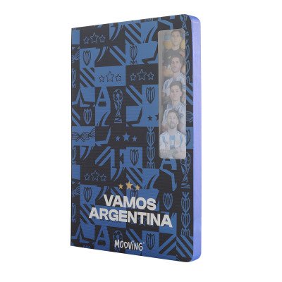 Cuaderno 14x21 cm Magic layers AFA x70 hojas rayadas Mooving