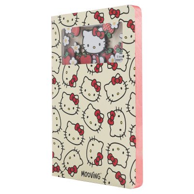 Cuaderno 14x21 cm Magic layers Hello Kitty x70 hojas rayadas Mooving