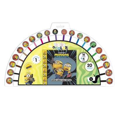 Lapices Arco Iris de Color Minions 3 Editorial Vértice