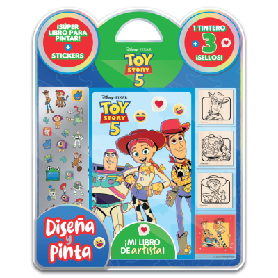 Blister Diseña y Pinta Toy Story 5 Editorial Vértice