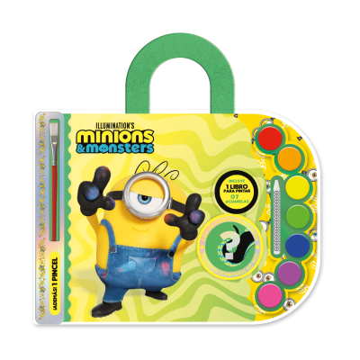 Blister de Acuarelas Minions 3 Editorial Vértice