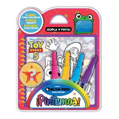 Blister Pintemos Toy Story 5 Editorial Vértice