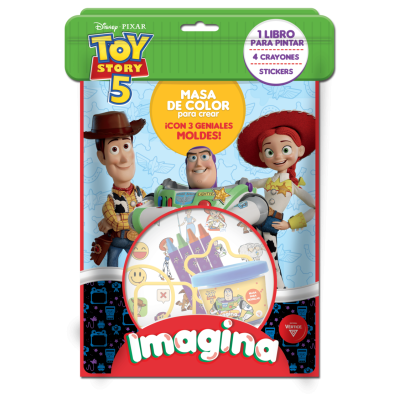 Flow Pack Imagina masa de Color Toy Story 5 Editorial Vértice