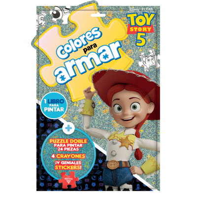 Flow Pack Colores para armar Toy Story 5 Editorial Vértice