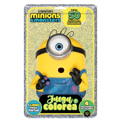 Flow Pack Juega y Colorea Minions 3 Editorial Vértice
