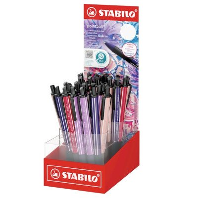 Bolígrafo 0.5 mm retráctil Pointball Nature Stabilo