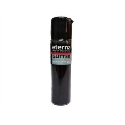 Glitter Negro tubo x15 gramos Eterna