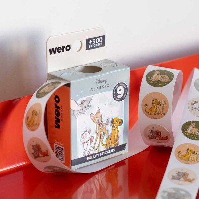 Stickers Bullet roll mas de 300 stickers Disney Classics Wero