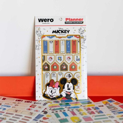 Stickers Planner x24 unidades Mickey & Friends Wero