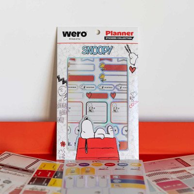 Stickers Planner x24 unidades Snoopy Wero