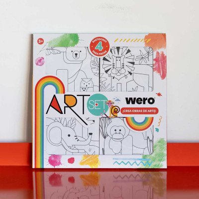Art Set de 4 bastidores Wero