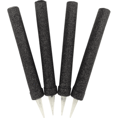 Bengala de 12 cm gibreada negra Low Cost