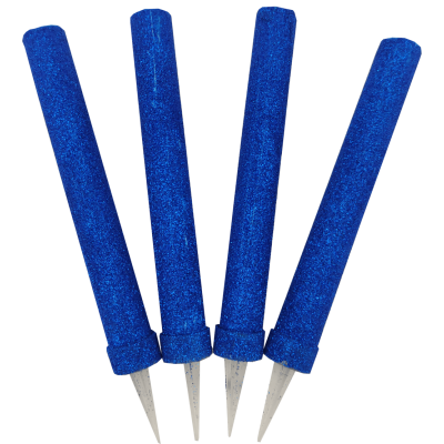 Bengala de 12 cm gibreada azul x unidad Low Cost