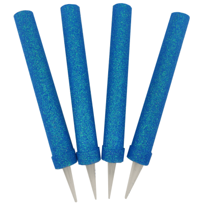 Bengala de 12 cm gibreada celeste x unidad Low Cost