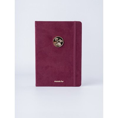 Cuaderno 14x21 cm Malbec Bullet Journal burgundy x80 hojas FW