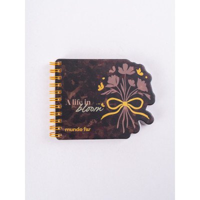 Libreta con forma tapa dura x50 hojas rayadas Malbec FW