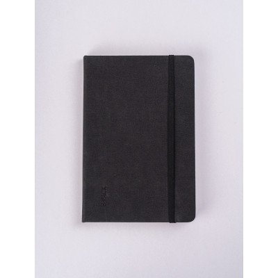 Cuaderno PU 12x17 cm B-Pack negro x80 hojas rayadas FW